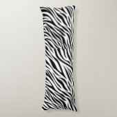 Zebra Animal Skin Print Pattern-15391 Lichaamskussen (Voorkant Verticaal)