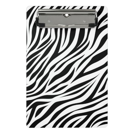 Zebra Animal Skin Print Pattern-15391 Mini Klembord (Voorkant)