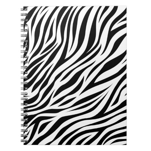 Zebra Animal Skin Print Pattern-15391 Notitieboek (Voorkant)