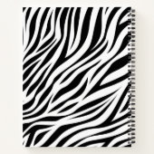 Zebra Animal Skin Print Pattern-15391 Notitieboek (Achterkant)