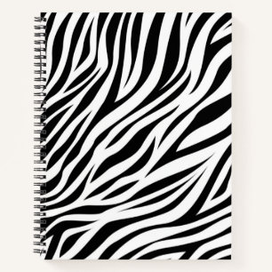 Zebra Animal Skin Print Pattern-15391 Notitieboek