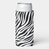 Zebra Animal Skin Print Pattern-15391 Seltzer Blikjeskoeler (Seltzer Voorkant)