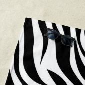 Zebra Animal Skin Print Pattern-15391 Strandlaken (In situ)