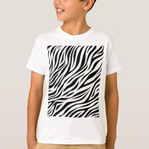 Zebra Animal Skin Print Pattern-15391 T-shirt