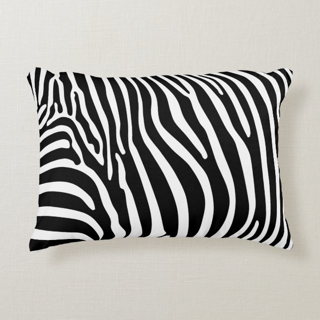 Zebra Animalprint Accent Kussen (Voorkant)