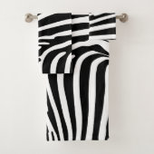 Zebra Animalprint Bad Handdoek (Insitu)