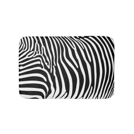 Zebra Animalprint Badmat (Voorkant)