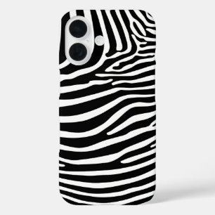 Zebra Animalprint iPhone 16 Hoesje
