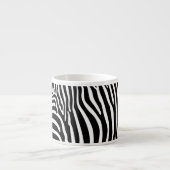 Zebra Animalprint Espresso Kop (Voorkant)
