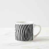 Zebra Animalprint Espresso Kop (Rechts)