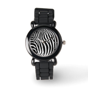 Zebra Animalprint Horloge