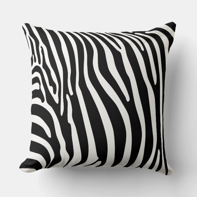 Zebra Animalprint Kussen (Voorkant)