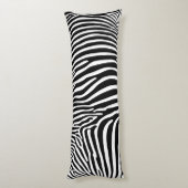 Zebra Animalprint Lichaamskussen (Achterkant (Verticaal))
