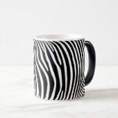 Zebra Animalprint Magische Mok (Voorkant rechts)