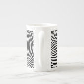 Zebra Animalprint Porselein Kop (Achterkant)