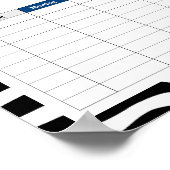 Zebra Animalprint Poster (Hoek)