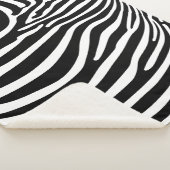 Zebra Animalprint Sherpa Deken (3/4)