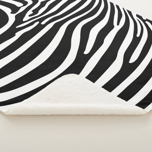 Zebra Animalprint Sherpa Deken (3/4)