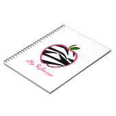 Zebra Apple Spiral notebook voor leraren Notitieboek (Linkerzijde)