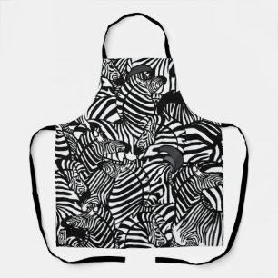 Zebra Apron Schort