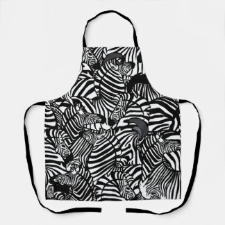 Zebra Apron Schort