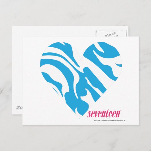 Zebra Aqua 2 Briefkaart (Voorkant / Achterkant)