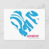 Zebra Aqua 2 Briefkaart (Voorkant)