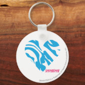 Zebra Aqua 2 Sleutelhanger (Voorkant)