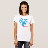Zebra Aqua 2 T-shirt (Voorkant volledig)