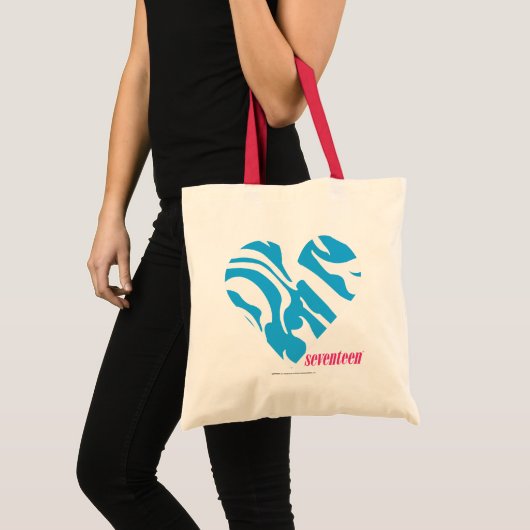 Zebra Aqua 2 Tote Bag (Voorkant (product))