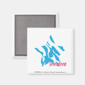 Zebra Aqua 3 Magneet (Voorkant / Achterkant)