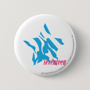 Zebra Aqua 3 Ronde Button 5,7 Cm