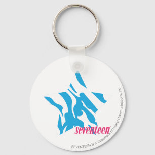Zebra Aqua 3 Sleutelhanger