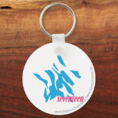 Zebra Aqua 3 Sleutelhanger (Voorkant)