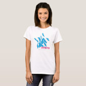 Zebra Aqua 3 T-shirt (Voorkant volledig)