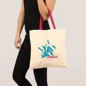 Zebra Aqua 3 Tote Bag (Voorkant (product))