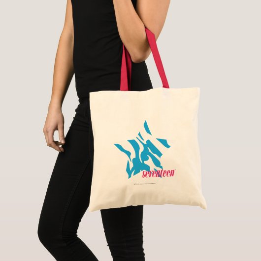Zebra Aqua 3 Tote Bag (Voorkant (product))