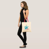 Zebra Aqua 3 Tote Bag (Voorkant (model))