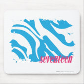 Zebra Aqua 4 Muismat (Voorkant)