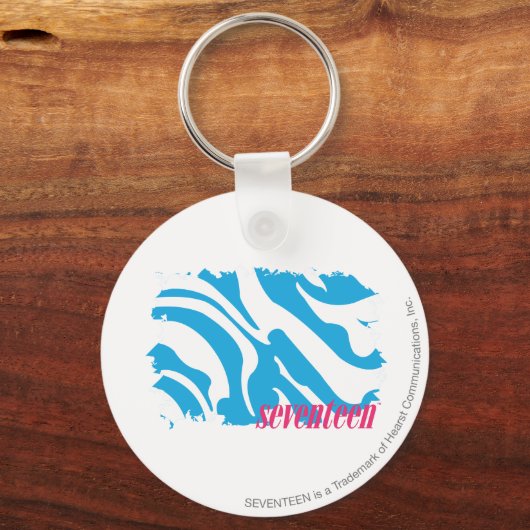 Zebra Aqua 4 Sleutelhanger (Voorkant)