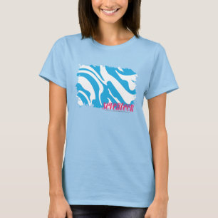 Zebra Aqua 4 T-shirt