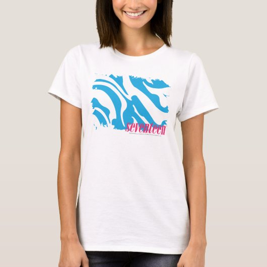 Zebra Aqua 4 T-shirt (Voorkant)