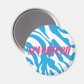Zebra Aqua Magneet (Voorkant / Achterkant)
