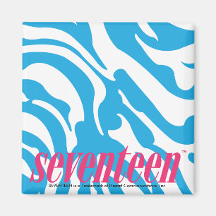 Zebra Aqua Magneet
