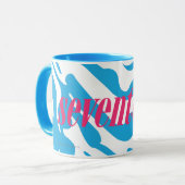 Zebra Aqua Mok (Voorkant links)