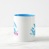 Zebra Aqua Mok (Midden)