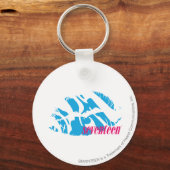 Zebra Aqua Sleutelhanger (Voorkant)