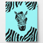 Zebra Art Plaque Fotoplaat (Voorkant)