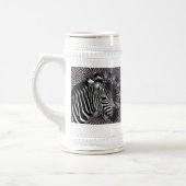 Zebra Art Stein Bierpul (Links)