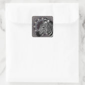 Zebra art Sticker (Tas)